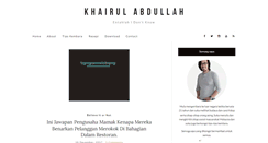 Desktop Screenshot of khairulabdullah.com